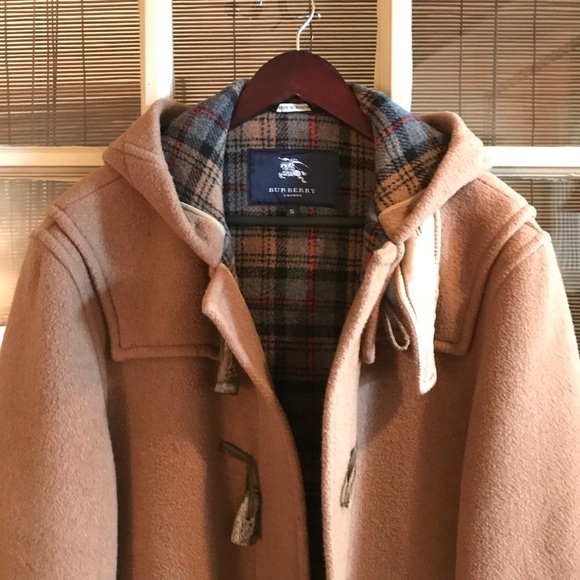 Burberry Other - SALE! Burberry Hooded Camel Toggle Coat (S)